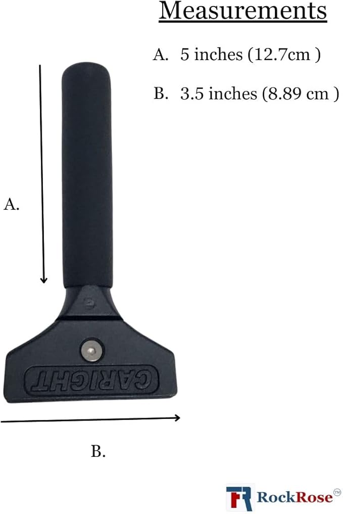 Elite 8" Cast Aluminum Squeegee – Sturdy, Long-Handle, Anti-Slip Grip, Precision Blade Change with Allen Wrench, Professional Window Tint Application Tool-2 Unit
