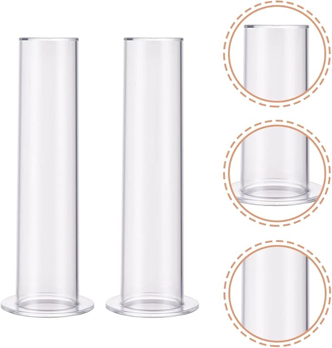 LIFKOME 2pcs Vertical Headband Holder Clear Acrylic Hairband Organizer Hair Hoop Storage Dislay Stand Headband Stand for Women Hair Hoop Accessories