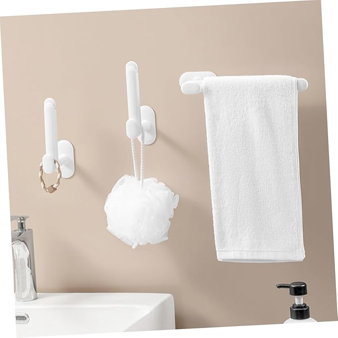 2pcs Wall Mounted Hair Accessories Organizer Telescopic Scrunchies Holder for Hairbands Hair Ties and Jewelry Stylish Storage for Home Decor