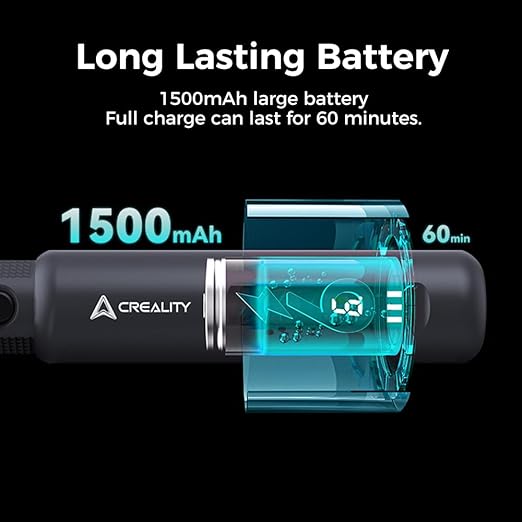 Creality 3D Printer Tools, Cordless Rotary Tool Kit 25Pcs Cordless Handheld 3.7V Multi-Functional 6 Variable Speeds Long Battery Life for 3D Printing Models Grinding Polishing Drilling Cutting