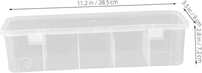 Homoyoyo 3PCS Multi-Compartment Hair Accessories Organizer Box Dustproof Storage Case for Hair Ties Barrettes and Cables for Travel and Home Use