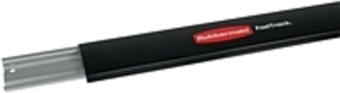 Rubbermaid FastTrack Alloy Steel Garage Storage System Rail 84" Extra Durable Garage Organization for Yard Tools/Sports Equipment/Ladders