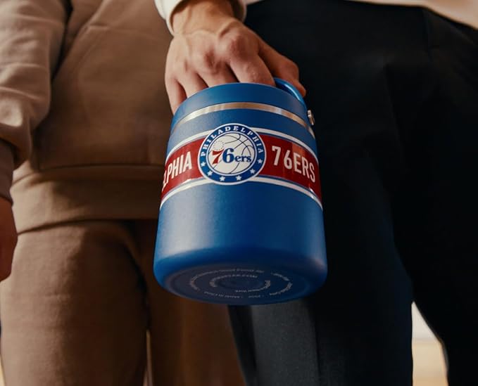 Hydrapeak x NBA Officially Licensed Phoenix Suns 25oz Stainless Steel Vacuum Insulated Thermos Food Jar with Handle, Wide Mouth Leak-Proof Soup Thermos for Adults, 10 Hours Hot and 16 Hours Cold