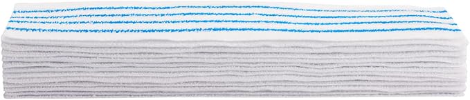 Rubbermaid HYGEN Disposable Microfiber Pad 18 Quick Connect Mop System 50 Count (Pack of 3) with Scrubbing Stripes for Multi-Surface Dry & Wet Cleaning