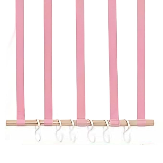 Hair Clip Holder Organizer - with Hooks Pink Bow Wall Storage,Hair Accessory Organizer Room Decor,for Women Teen Girls Door Closet Bedroom Living Room Home Decor Apartment