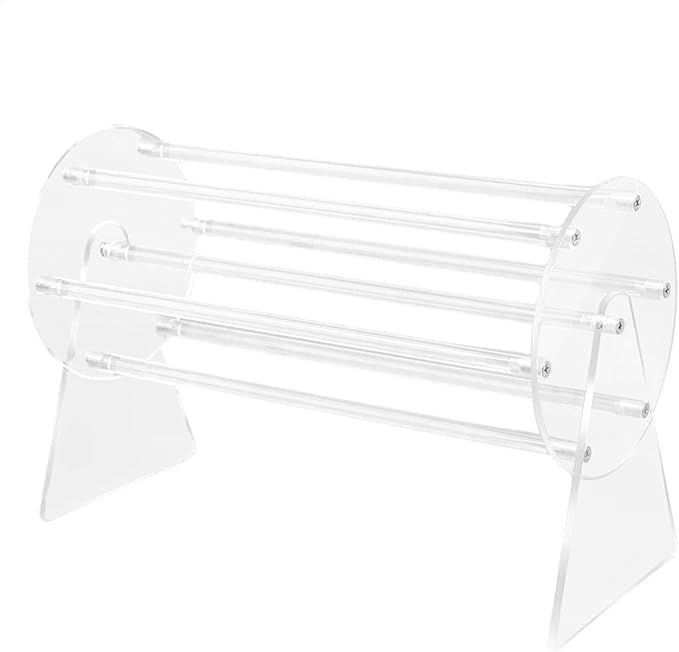Hair Clip Organizer - Hair Clip Storage, Hair Bow Organizer | Acrylic Display Holder, Hair Accessories Organizer, 360-Degree Rotating Storage Supplies, Portable Organizer for Living Room Shop Bedroom