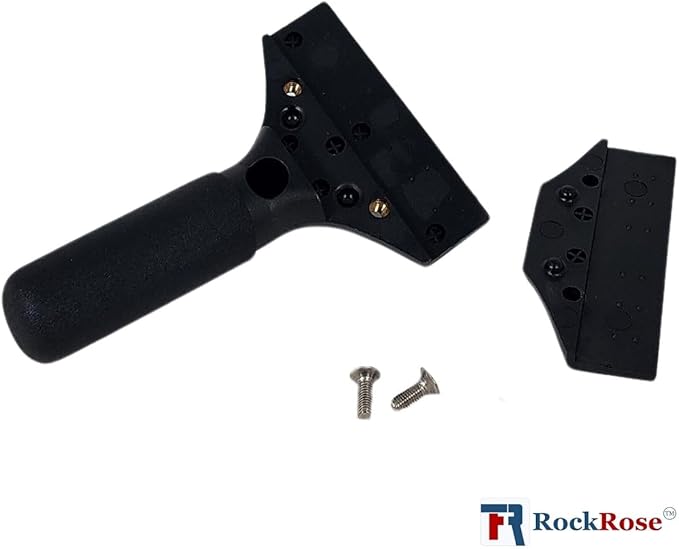 RockRose 6.7'' Cast Aluminum Handle Squeegee: Perfect for Offices, Windows, Films, Home, and Cars - Pack 2 Units (2)