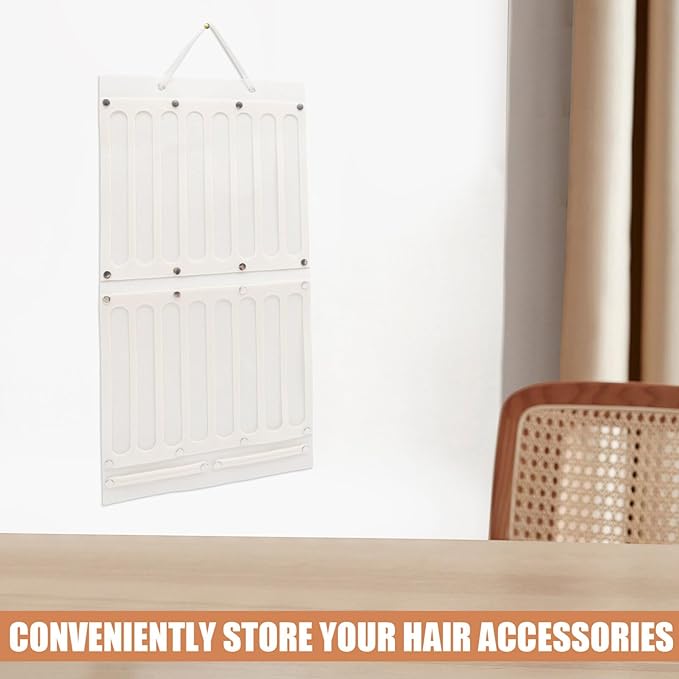 Cabilock 2pcs Wall Hanging Hair Accessories Organizer Hair Bow Holder Clip Rack for Neat Storage for Birthday Christmas and Everyday Use Display Board