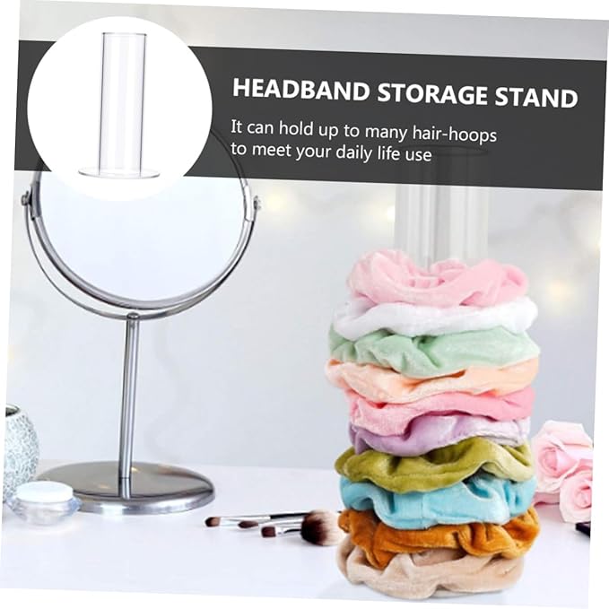 1pc Hair Accessories Organizer Hair Tie Display Bracket Stylish Acrylic Rack
