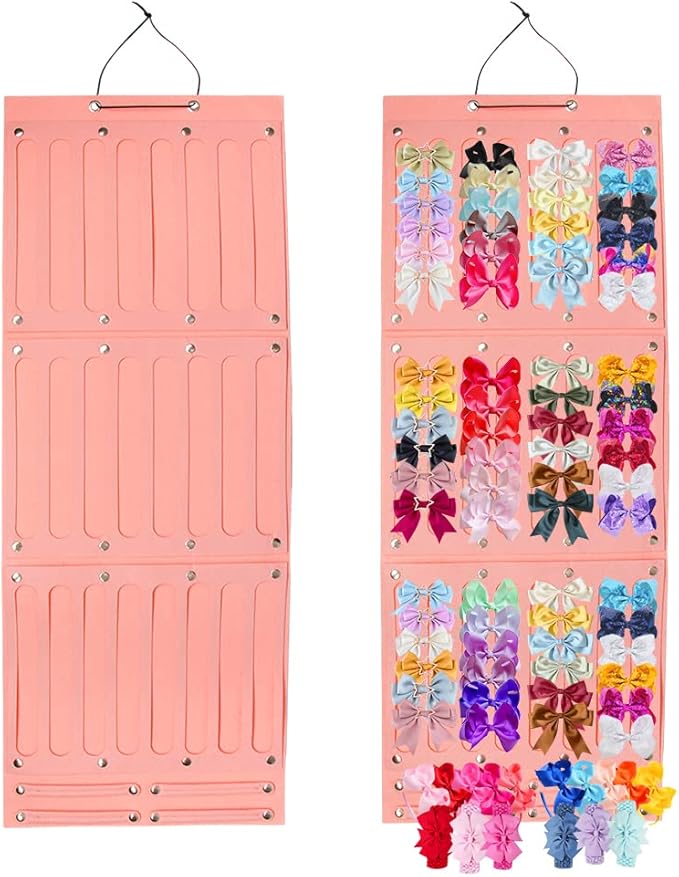 Aosome Hair Bows Holder Organizer Extra Large Capacity Headband Holder Organizer Hair Clips Holder