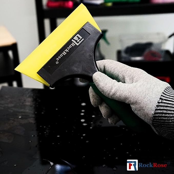 Pro Green Short I-Beam Hand Squeegee – Compact, Durable Window Film Applicator, Easy-Grip Handle for Professional & DIY Tint Installation - (Pack 2 Units)