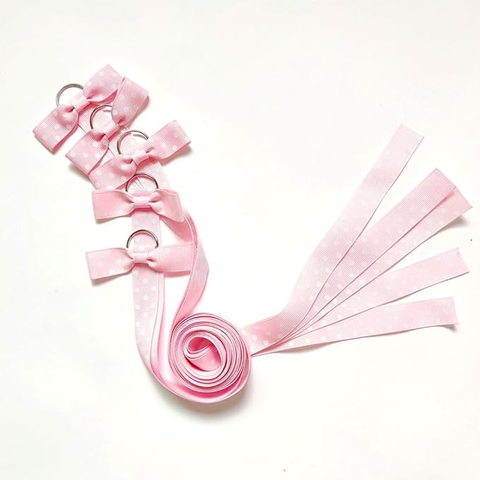 8PCS Bow Holder for Girls Hair Bows, Bow Hanger with Hooks, Hair Accessories Storage Organizer For Headbands