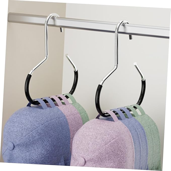 Mobestech 10pcs Non- Tie and Scarf Hanger Multi-Function Closet Organizer for Neckties Shawls and Scarves Design for Effortless Access and Marks