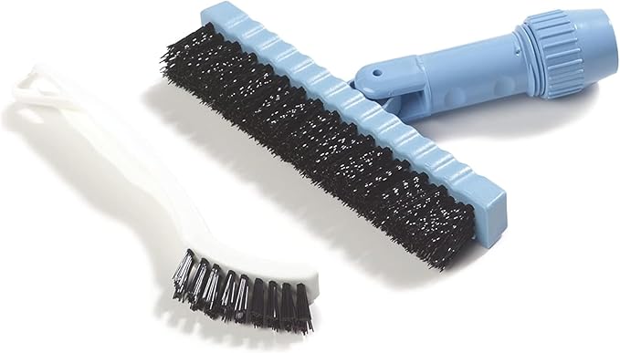 SPARTA Flo-Pac Nylon Grout Brush with Nylon Bristles for Floors, 8 Inches, White, (Pack of 24)