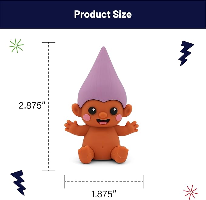 Figurine Ring Holder – Cute and Decorative Jewelry Organizer for Rings, Earrings & Small Accessories – Perfect for Vanity, Dresser, or Bathroom Countertop – Troll