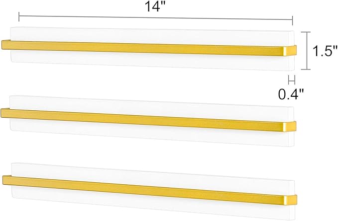 Mkono Wall Mounted Sunglasses Storage Organizer Wood Modern Simple Eyeglasses Display Holder Eyewear Glasses Jewelry Headband Hanging Rack for Entryway Living Room Bedroom, Set of 3, White