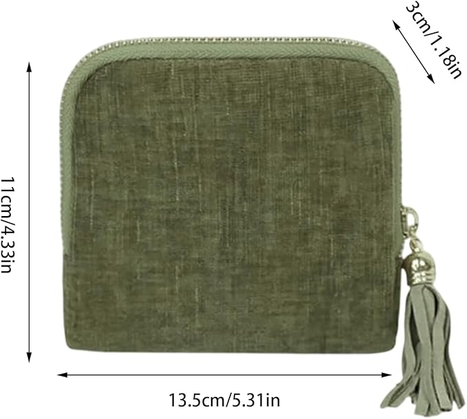 Jewelry Zippered Pocket Case Travel Jewelry Bag Portable Organizer, Tassel Zipper Jewelry Bag (Blue)