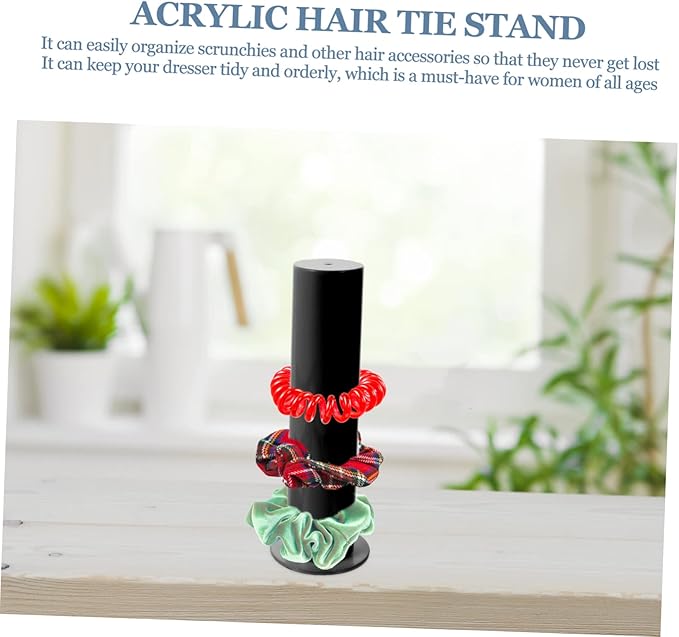 Scrunchie Holder Stand Portable Hair Ties Organizer Hair Accessories Bracket