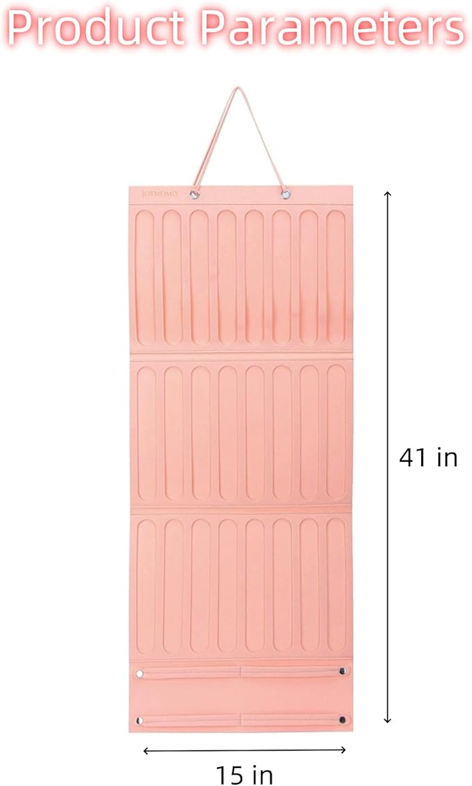 Hanging Claw Clip Organizer for Women Large Capacity Hair Bows Holder Hair Accessories Storage for Sunglasses, Hair Clips, Jewelry, Headbands, Claw Clips Organizer