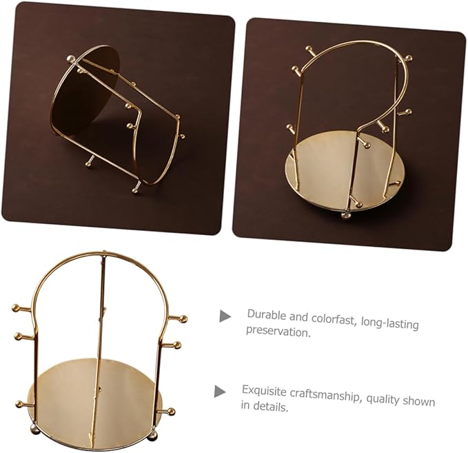 Cabilock Gold Jewelry Holder Stand Hair Band Organizer for Girls Hair Accessories Organizer Girls