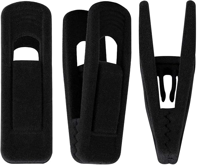 Trgowaul Velvet Hangers Clips, Pants Hangers Velvet Clips, Strong Finger Clips Perfect for Thin Velvet Hangers