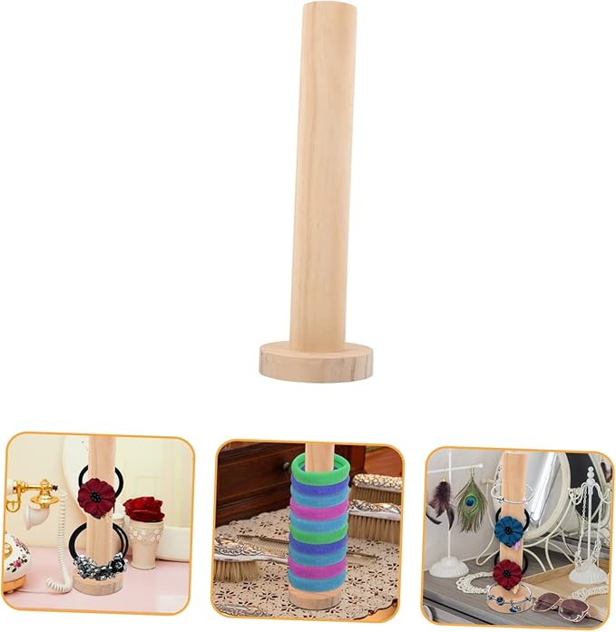 FRCOLOR Hair Tie Storage Rack Premium Hair Rope Organizer for Accessories Hair Band Display Stand for Dressing Table present for Women