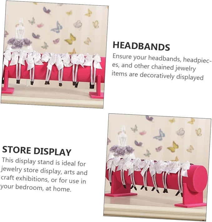 Beaupretty 1Pc Lint Cloth Hair Tie Display Rack Scrunchie Holder Stand for Hair Accessories Organizer for Home and Shop Decor