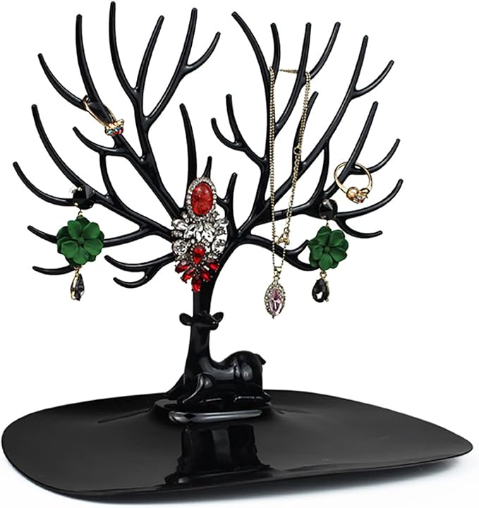Jewelry Organizer - Hanging Tree Rack for Necklace, Earrings, Bracelet, Ring, Jewelry Tree Stand Rack Hanging Organizer, Jewelries Display Stand Organizer