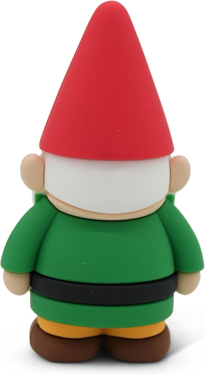 Figurine Ring Holder – Cute and Decorative Jewelry Organizer for Rings, Earrings & Small Accessories – Perfect for Vanity, Dresser, or Bathroom Countertop– Gnome