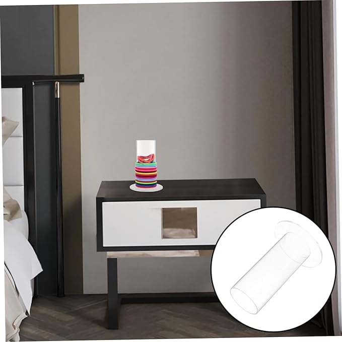 SAFIGLE Scrunchie Holder Stand for Hair Ties and Bracelets Hair Accessories Organizer Compact Vertical Display Rack for Spaces Height Design