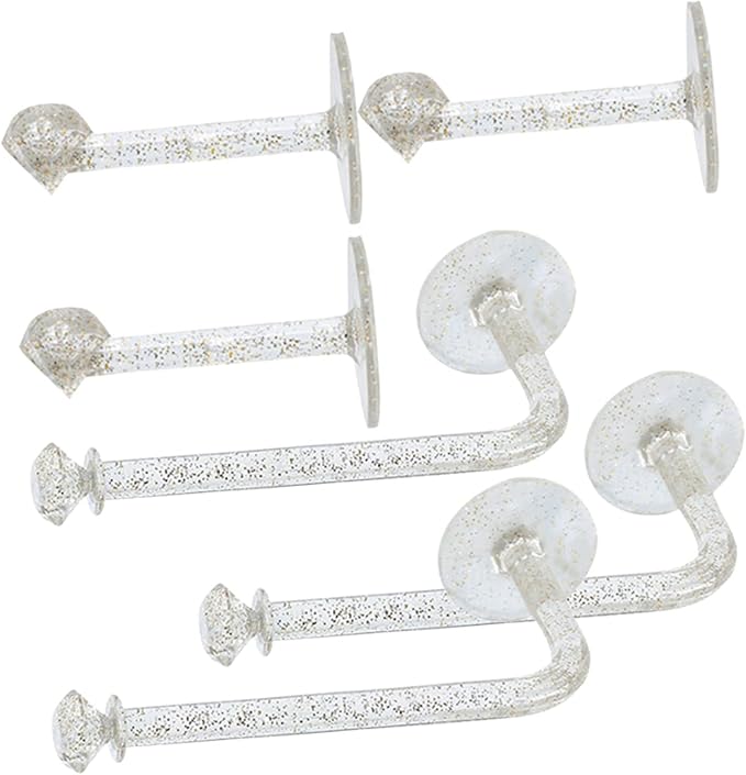 Wall-Mounted Headband Storage Rack Hairband Organizer Hooks for Jewelry and Accessories Display 5.70X2.59X1.57In Durable Hair Rings Holder for Home Decoration