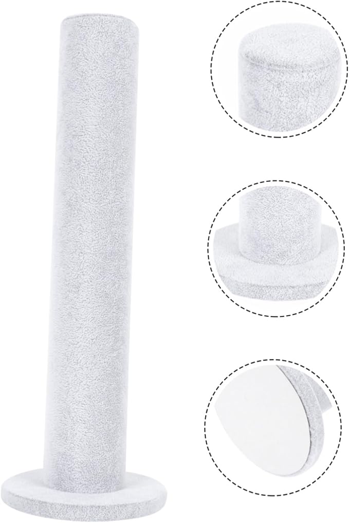 LIFKOME 1pc Hair Accessories Organizer Display Rack for Hair Ties and Scrunchies Stylish Gray Height for Dressing Table and Bedroom Decor