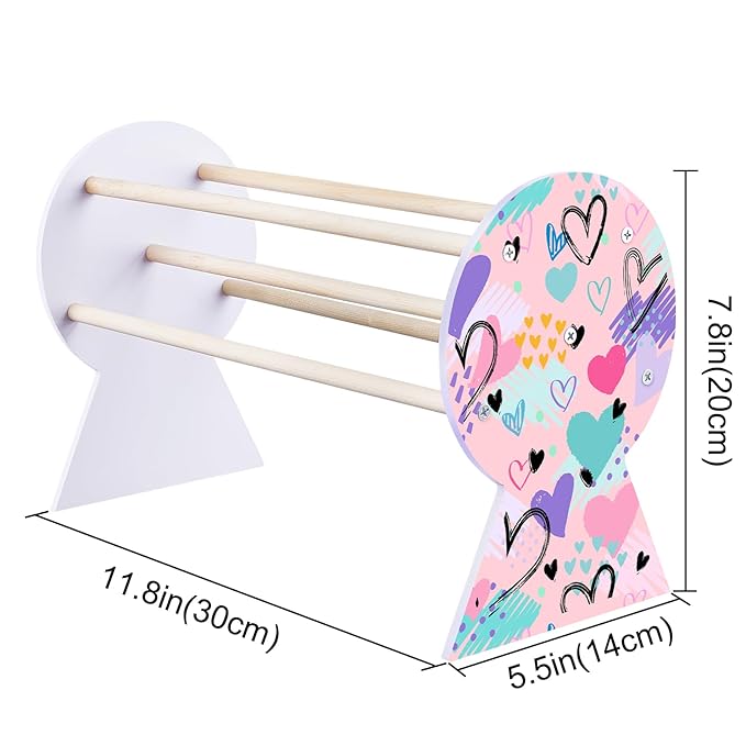 Basumee Headband Holder - Hair Accessories Organizer for Girls' Headbands, Hair Hoops, and Room Decors