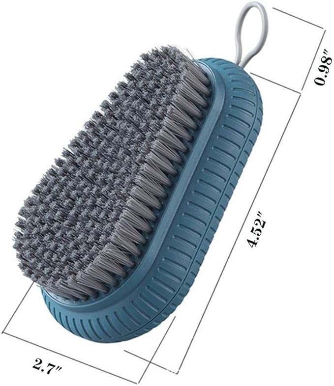 Scrub Brush, Quality Soft Laundry Clothes Shoes Scrubbing Brush, Easy to Grip Household Cleaning Brushes