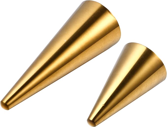 ABOOFAN 2pcs Ring Display Cone Stand Jewelry Storage Rack for Home Organizer, Large and Small Cone Shape Holder for Rings, Portable Accessory Organizer for Jewelry Collection