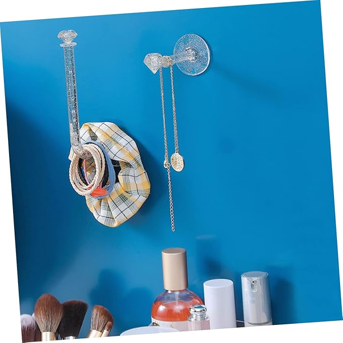 5 Pcs Hair Tie Storage Rack Stick Hair Accessory Organizer for Women Hairband Organizer Hair Tie Organizers Hair Tie Container Hair Accessories Holder Scrunchie Organizer Acrylic