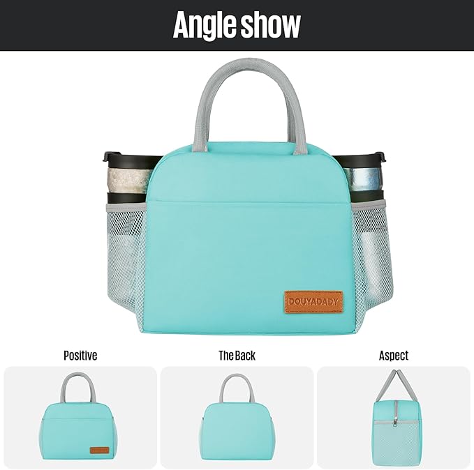 Lunch Bag Women/Men Lunch Box Women/Men (Cyan)