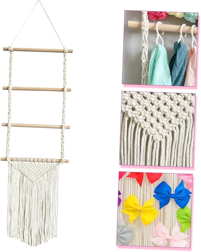 Girls Hair Accessories Organizer Headband Holder Hair Bow Storage Rack Decor