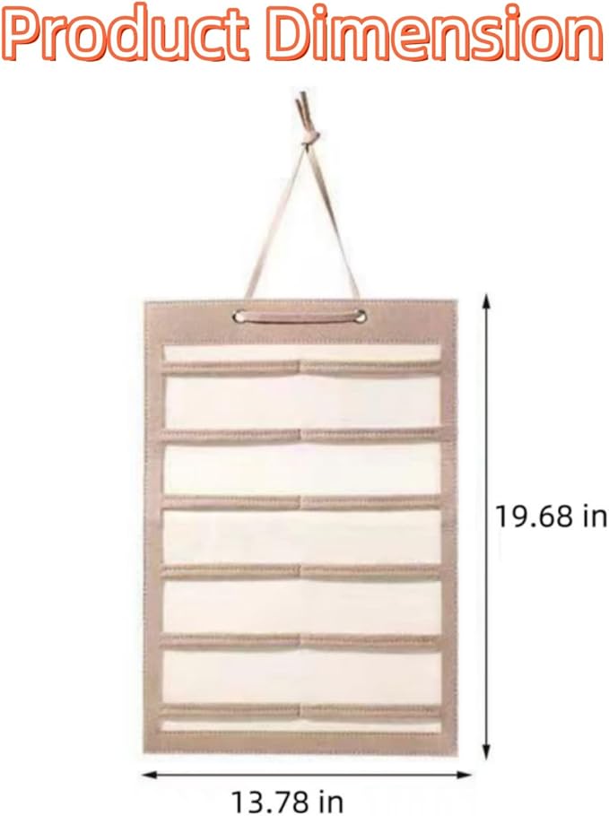 Hanging Claw Clip Organizer for Women Large Capacity Hair Bows Holder Hair Accessories Storage for Sunglasses, Hair Clips, Jewelry, Headbands, Claw Clips Organizer