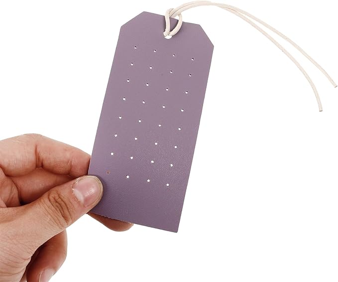 Pu Leather Earring Card Holder Double-sided Earring Display Stand Organizer for Travel Jewelry Storage 2pcs Purple Portable Accessory Organizer