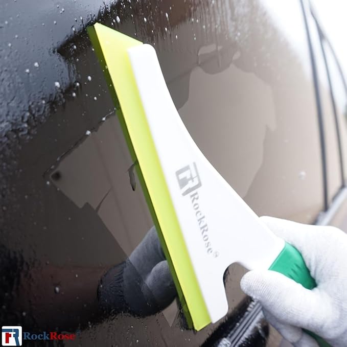 Doctor Stroke Squeegee: Auto Car Building Flat Glass Window Cleaning Wiper - Flat Glass Tint Vinyl Car Wrapping Scraper Windshield Wash Tool (Pack of 2)