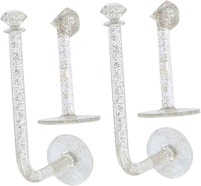 4pcs Headband Holder Stands Headband Display Rack Wall-mounted Hair Accessories Organizer Hairband Storage Rack