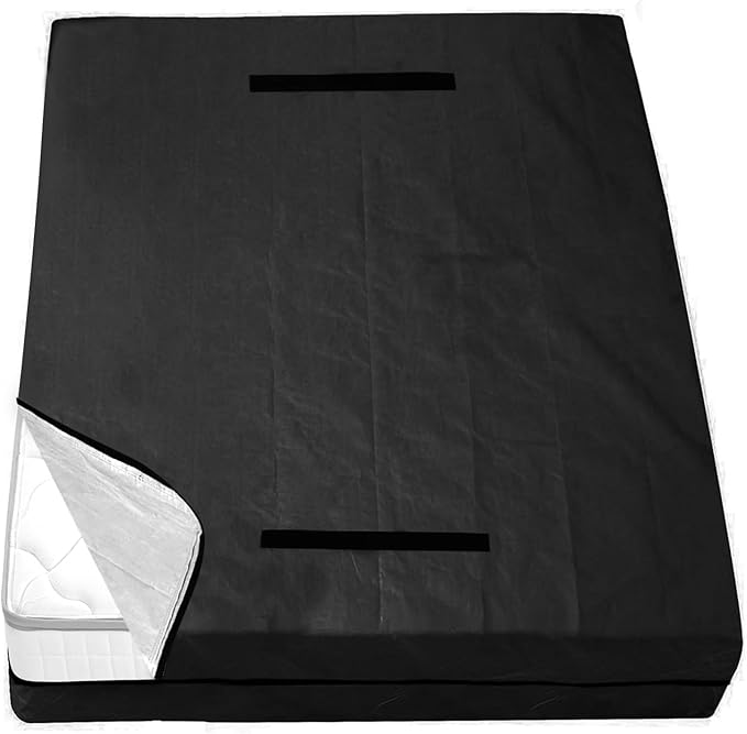 Coldwind Mattress Bags for Moving and Storage,Waterproof Mattress Cover for Moving with Heavy Duty Handles, Strong Zipper, Reusable Mattress Storage Bag, Moving Supplies & Moving Bags,King Size,Black