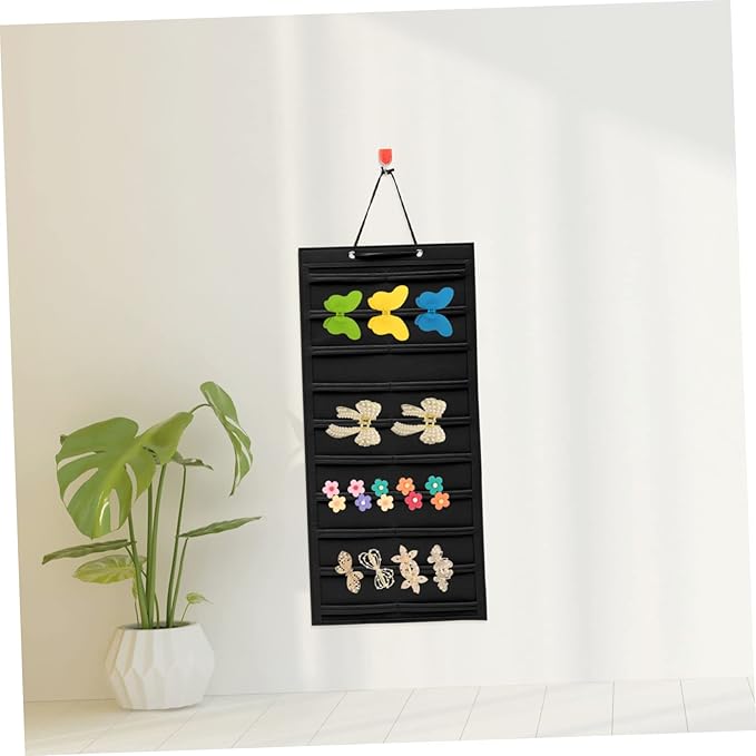 PRETYZOOM Wall Hanging Hair Accessories Organizer for Girls Display Rack for Hair Clips Bows and Sunglasses for Home Decor and