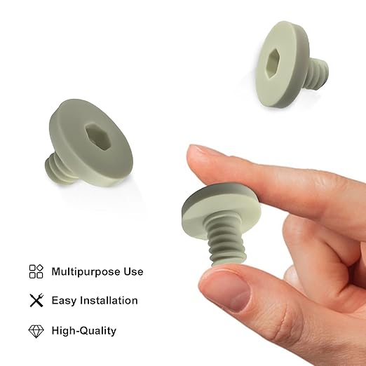 12 PCS Replacement Bolts Compatible with Suncast Storage Sheds for Suncast/Craftsman Resin Storage Sheds, Replacement Screws Compatible with Suncast Storage Sheds Shed Accessories (12, White, 3/8)