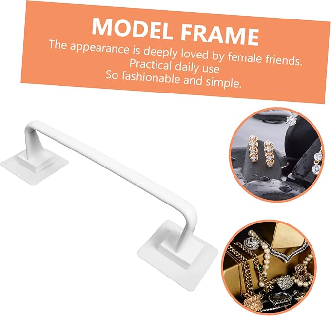Garneck Hair Tie Storage Hook Headband Holder Organizer Wall Hooks Scrunchies Holder Hair Accessories Organizer
