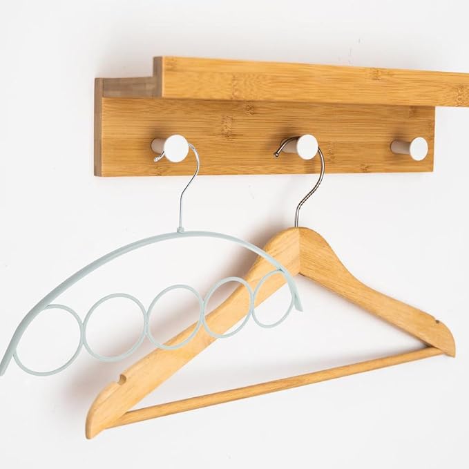 CHILDWEET 4pcs 5 Scarf Hanger Tie Hanger Plastic s Suit s Sweater Scarf Organizer Holder Tie Tie Rack Multifunction Rack Coat