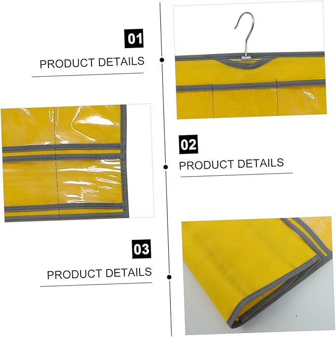 over The Door Organizer 50 Pockets Capacity Door Hanging Storage Card Pocket Underwear Sock Storage