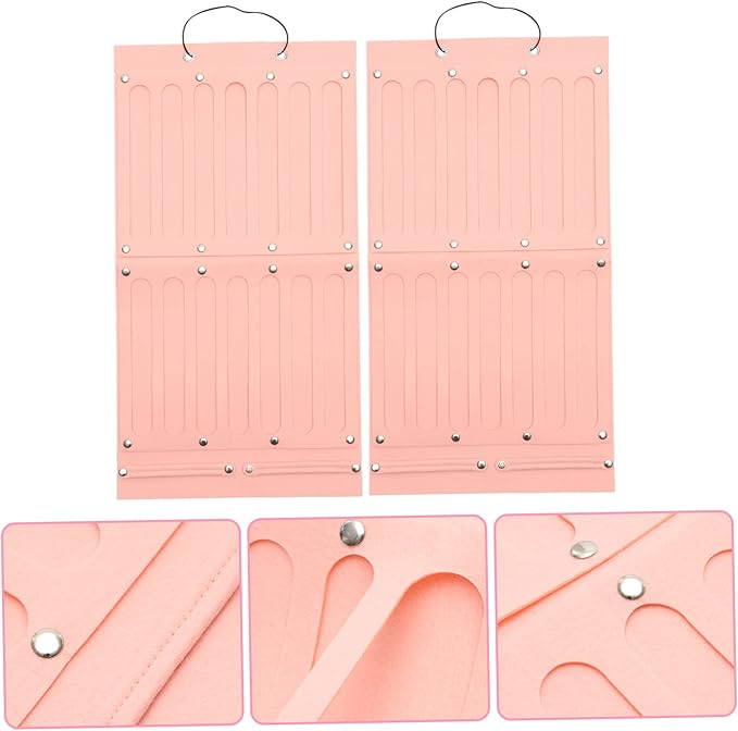 Cabilock 2pcs Hair Bow Holder Bag for Girls Bow Holder for Hair Accessories Organizer Storage Bag