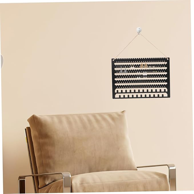 BESPORTBLE Hanging Jewelry Organizer Wall Mount Earring Holder for Studs Dangle Pierced Earring Storage Display
